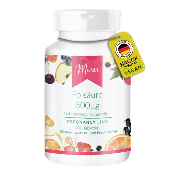 Folsäure 800µg-200 Tabletten | Miosan Folsäure 800µg-200 Tabletten | Miosan