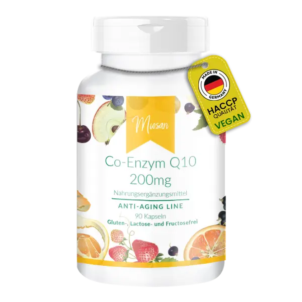 Co-Enzym Q10 200mg Kapseln | Miosan Co-Enzym Q10 200mg Kapseln | Miosan