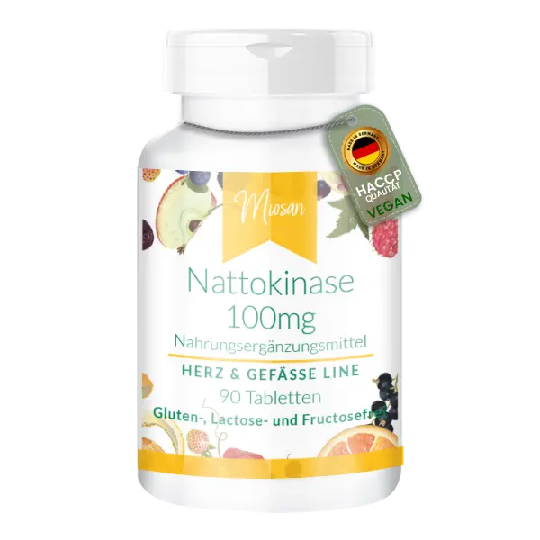 Nattokinase 100 mg- 90 Tabletten | Miosan Nattokinase 100 mg- 90 Tabletten | Miosan
